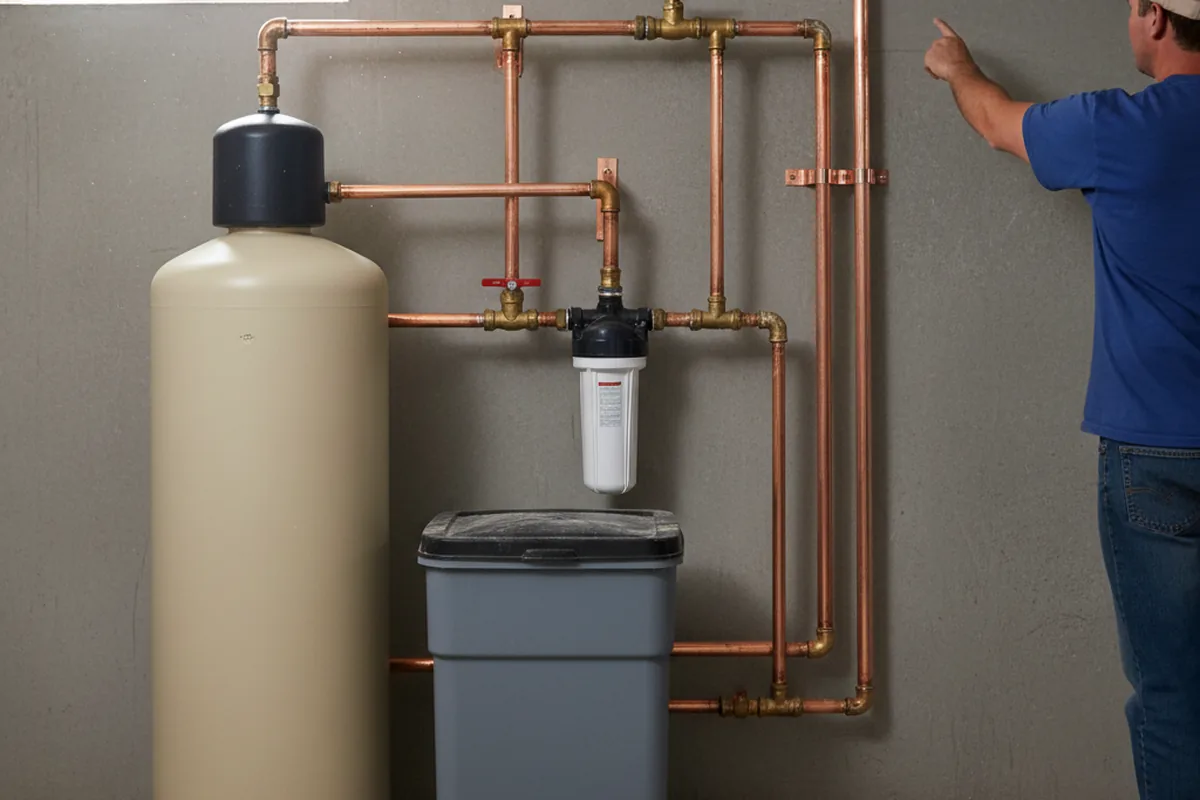 Whole-house water treatment system installed in Landis